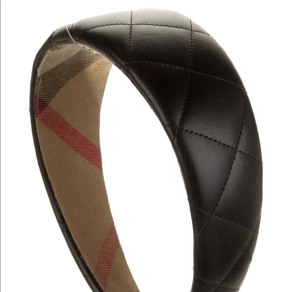Quilted Burberry headband